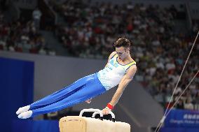 (Chengdu Universiade)CHINA-CHENGDU-WORLD UNIVERSITY GAMES-ARTISTIC GYMNASTICS(CN)