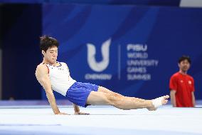 (Chengdu Universiade)CHINA-CHENGDU-WORLD UNIVERSITY GAMES-ARTISTIC GYMNASTICS(CN)