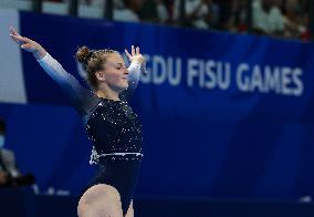 (Chengdu Universiade)CHINA-CHENGDU-WORLD UNIVERSITY GAMES-ARTISTIC GYMNASTICS(CN)