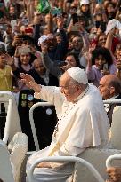 Pope Francis During Rosary Ceremony - Fatima