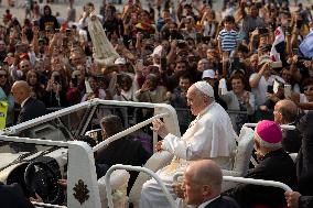 Pope Francis During Rosary Ceremony - Fatima