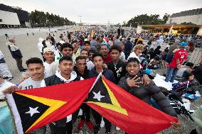 Pope Francis During Rosary Ceremony - Fatima