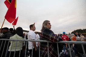 Pope Francis During Rosary Ceremony - Fatima