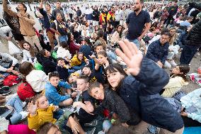 Pope Francis During Rosary Ceremony - Fatima