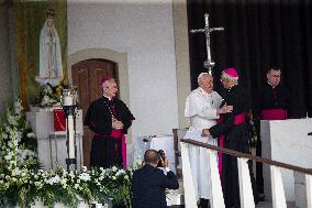 Pope Francis During Rosary Ceremony - Fatima