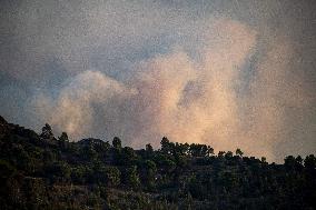 Forest Fire In Girona - Spain