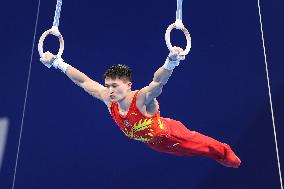 (Chengdu Universiade)CHINA-CHENGDU-WORLD UNIVERSITY GAMES-ARTISTIC GYMNASTICS (CN)