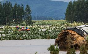 CHINA-JILIN-SHULAN-FLOOD-DISASTER RELIEF (CN)