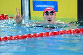 (Chengdu Universiade)CHINA-CHENGDU-WORLD UNIVERSITY GAMES-SWIMMING (CN)