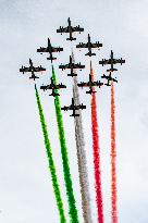 Frecce Tricolori Airshow In L’Aquila