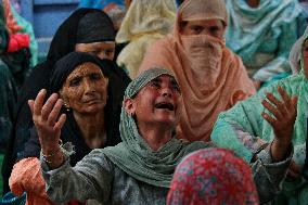 Mourning For Indian Army Soldier Killed In Kashmir