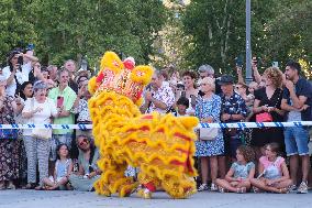 SPAIN-MADRID-LION DANCE