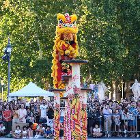 SPAIN-MADRID-LION DANCE