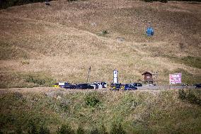 Pro-Migrant No Border Activists Camping Franco-Italian Border