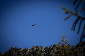 Pro-Migrant No Border Activists Camping Franco-Italian Border