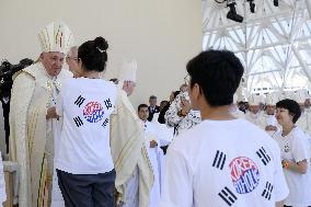 Pope Francis Leads The Mass for WYD - Lisbon