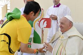 Pope Francis Leads The Mass for WYD - Lisbon