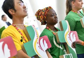Pope Francis Leads The Mass for WYD - Lisbon
