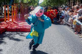 Lion Dance In The Streets - Madrid