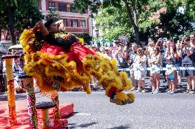 Lion Dance In The Streets - Madrid