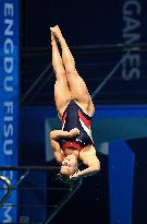 (Chengdu Universiade)CHINA-CHENGDU-WORLD UNIVERSITY GAMES-DIVING (CN)