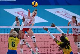 (Chengdu Universiade)CHINA-CHENGDU-WORLD UNIVERSITY GAMES-VOLLEYBALL (CN)