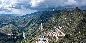 CHINA-GUIZHOU-HUAJIANG GRAND CANYON BRIDGE-CONSTRUCTION (CN)