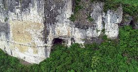 Jinfo Mountain Cliff Walkway in Chongqing