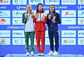 (Chengdu Universiade)CHINA-CHENGDU-WORLD UNIVERSITY GAMES-SWIMMING (CN)