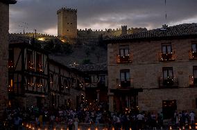Candlelight Night In Penaranda de Duero - Spain