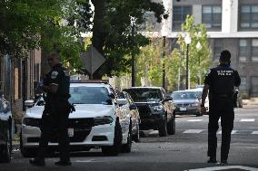 Shooting Investigation In Washington DC Sunday Morning On North Capitol Street NW