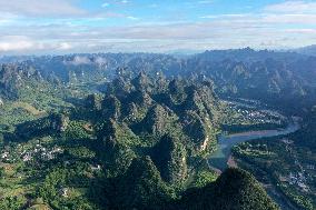 Xianggong Mountain Scenic Spot in Guilin