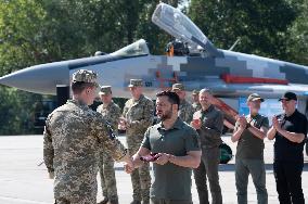 Zelensky Honors The Day Of The Air Force - Ukraine
