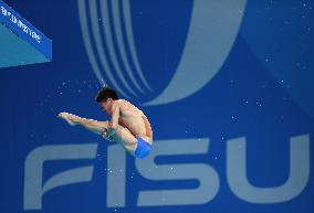 (Chengdu Universiade)CHINA-CHENGDU-WORLD UNIVERSITY GAMES-DIVING (CN)