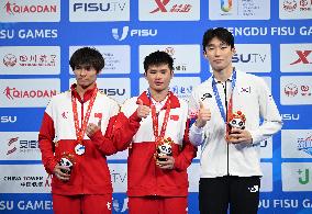 (Chengdu Universiade)CHINA-CHENGDU-WORLD UNIVERSITY GAMES-DIVING (CN)