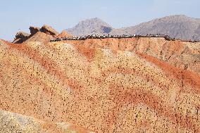 CHINA-GANSU-ZHANGYE-DANXIA LANDFORM-TOURISM (CN)