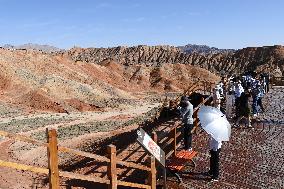 CHINA-GANSU-ZHANGYE-DANXIA LANDFORM-TOURISM (CN)