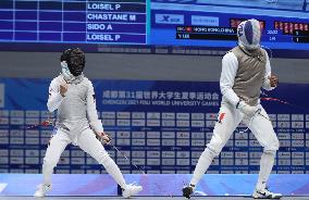 (Chengdu Universiade)CHINA-CHENGDU-WORLD UNIVERSITY GAMES-FENCING (CN)