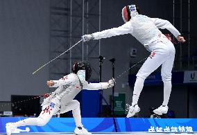 (Chengdu Universiade)CHINA-CHENGDU-WORLD UNIVERSITY GAMES-FENCING (CN)