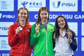 (Chengdu Universiade)CHINA-CHENGDU-WORLD UNIVERSITY GAMES-SWIMMING(CN)