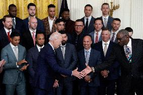 Joe Biden welcomes the Houston Astros - Washington