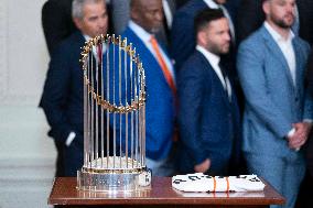 Houston Astros Celebrate 2022 World Series Win at White House