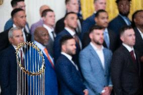 Houston Astros Celebrate 2022 World Series Win at White House