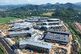 Alibaba Damo Institute South Lake Park (Lakeside Laboratory)  Construction in Hangzhou, China