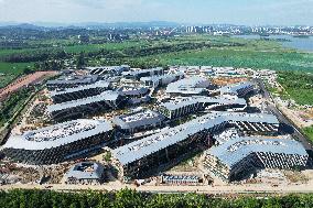 Alibaba Damo Institute South Lake Park (Lakeside Laboratory)  Construction in Hangzhou, China