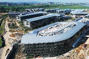 Alibaba Damo Institute South Lake Park (Lakeside Laboratory)  Construction in Hangzhou, China