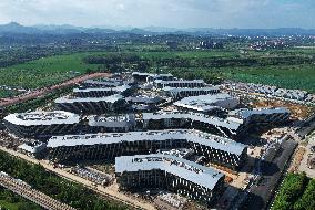 Alibaba Damo Institute South Lake Park (Lakeside Laboratory)  Construction in Hangzhou, China