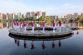 National Fitness Day in Zaozhuang, China