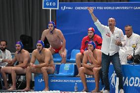 (Chengdu Universiade)CHINA-CHENGDU-WORLD UNIVERSITY GAMES-WATER POLO (CN)