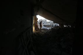 MIDEAST-NABLUS-HOUSE-DEMOLITION